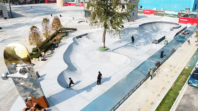 河北省石家莊市織音1953文旅項(xiàng)目滑板碗池